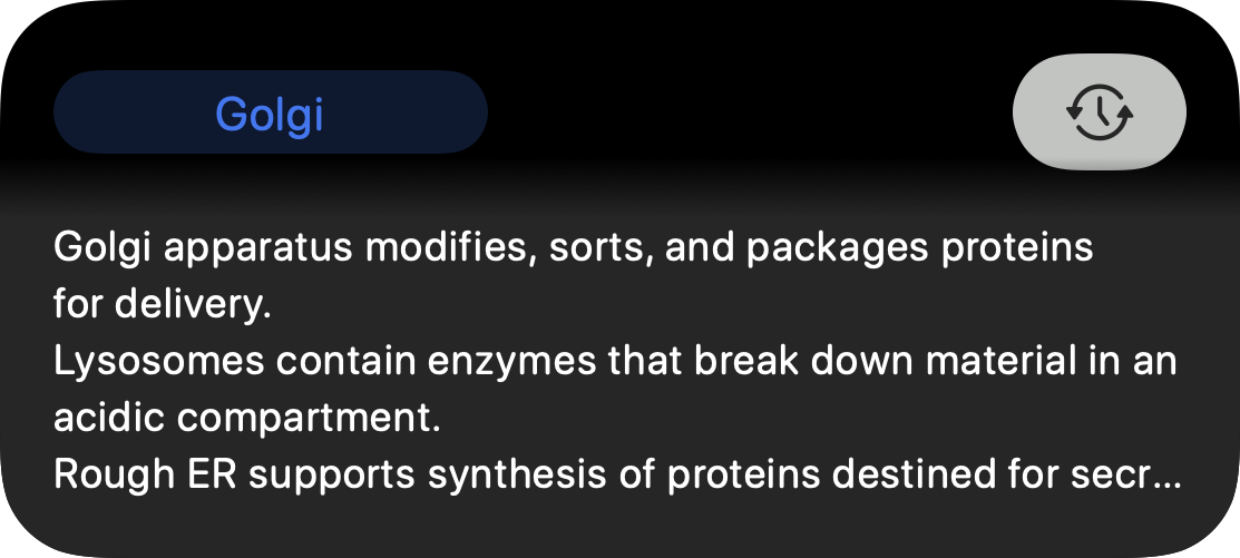 Live Activity: Golgi and lysosome notes